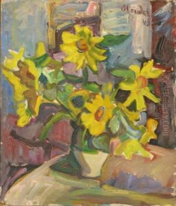 Tournesols by Andre Blondel (Aleksander Blonder)