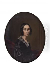 Portrait D'une Jeunne Femme Au Bouquet (2 Works)