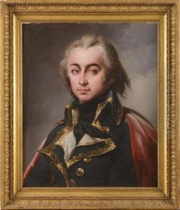 Portrait En Buste De Cyrus-marie-adelaide De Timbrune, Comte De Valence, General En Chef De L'armee Des Ardennes