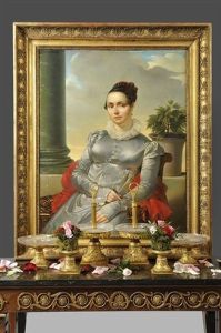 Portrait De Felicite-louise-julie-constance De Durfort, Marechale De Beurnonville by Merry-Joseph Blondel