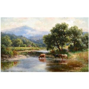 Marin Landscape W/ Mt. Tamalpais by Hiram Reynolds Bloomer