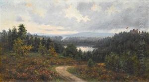 Autumn On A Scottish Lake by Hiram Reynolds Bloomer