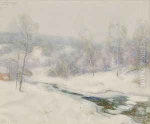 Stream In Winter by Ernest Albert