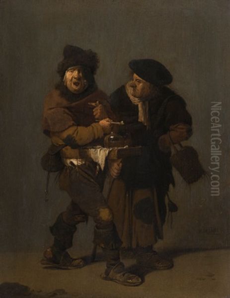 A Pedlar And An Old Woman - view 1