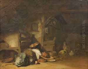 Interieur Paysan by Pieter de Bloot