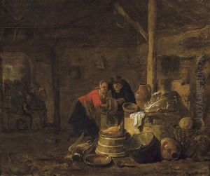 Interieur D'auberge by Pieter de Bloot