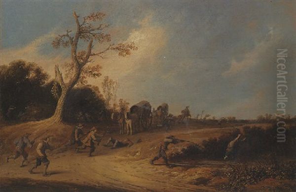 An Ambush By A River - view 1