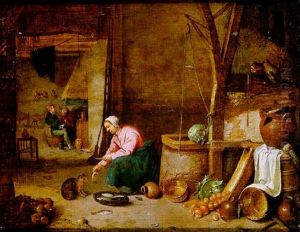 Scene D'interieur Paysan