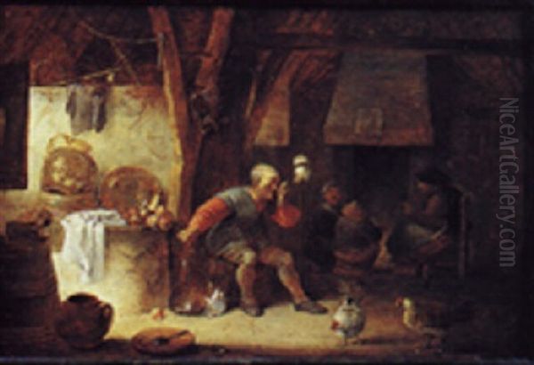 Scene D'interieur Paysan - view 1