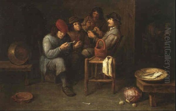Reunion De Fumeurs Dans Une Taverne - view 1