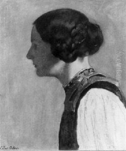 Junge Bauerin In Tracht by Carl Blos