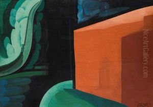 Jeunes Grecs Pres Des Ruines De Nemee by Oscar Bluemner