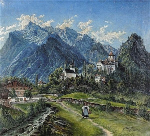 Ansicht Von Schloss Wimmis - view 1