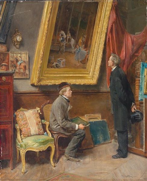 In The Artist"s Studio by Maurice Blum