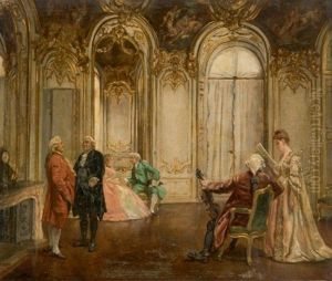Le Petit Concert A L'hotel De Soubise by Maurice Blum