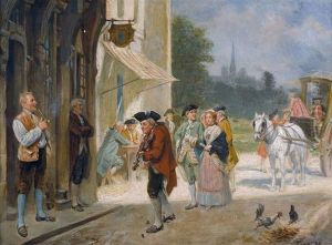 Der Strassenmusikant by Maurice Blum