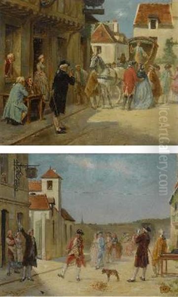 Strasenszene Der Rokokozeit (+ Another, Lrgr; 2 Works) - view 1
