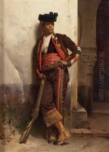 Le Prestidigitateur Devant L'auberge