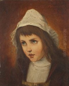 Portrait Eines Jungen Madchens by Edmund Blume