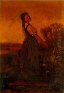 A Farm Girl by Edmund Blume