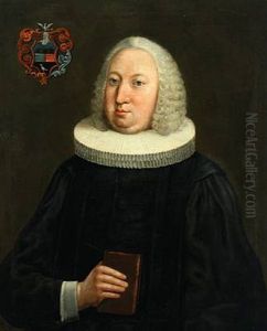 Portrait Of Jacob Caspar Christian Pingel (1720-1782), Professor And Archdeacon At Soro Academy In Denmark