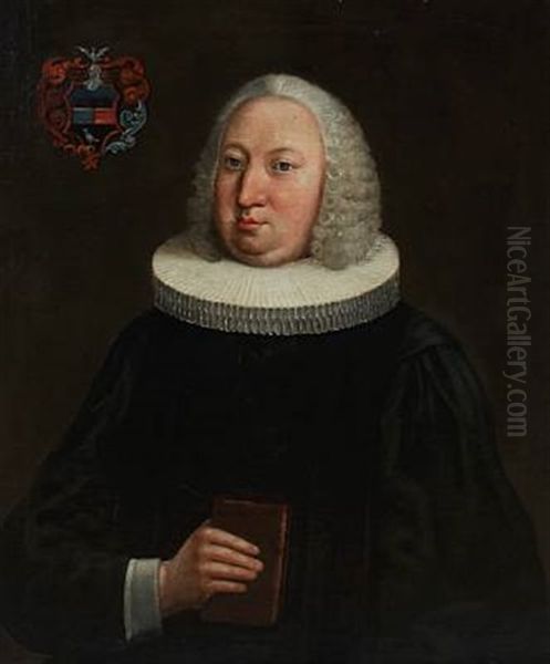 Portrait Of Jacob Caspar Christian Pingel, Professor And Archdeacon At Soro Academy In Denmark - view 1