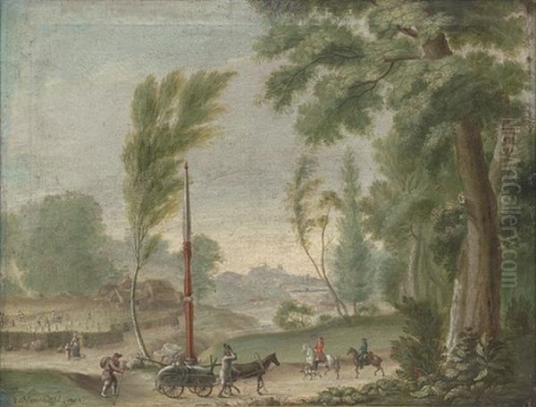 Sommerlandskap Paysage De Livornie - view 1