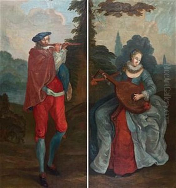 Musiserende Par (pair) - view 1