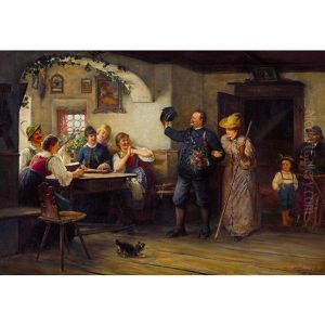 Freudiges Wiedersehen by Ludwig Blume-Siebert