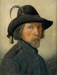 Selbstbildnis Als Rauchender Freiheitskampfer