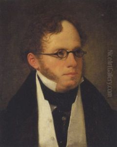 Forfatteren Christian Winther I Sort Jakke Og Hvide Fadermordere by Detlev Konrad Blunck