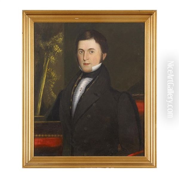 Pair Of Portraits: A Lady And Gentleman - view 1