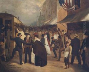 Union Troops Entraining by David Gilmour Blythe