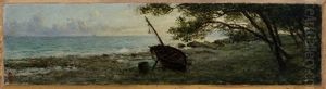 Barca In Secca by Giacinto Bo