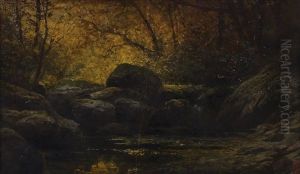 Ruscello Nel Bosco by Giacinto Bo
