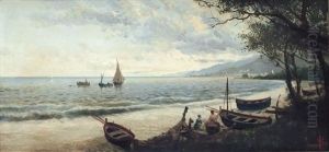 L'attesa, Costiera Ligure by Giacinto Bo
