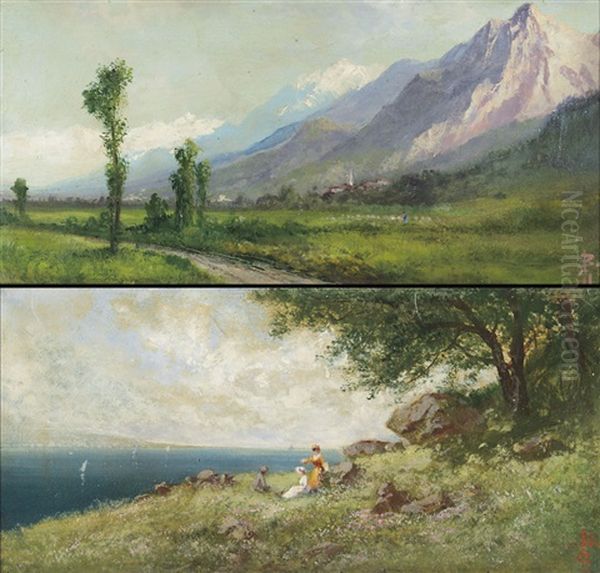Paesaggio Ligure (+ Paesaggio Montano; 2 Works) - view 1
