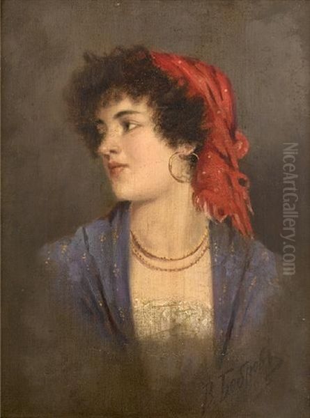Portrait Of A Gypsy Beauty - view 1