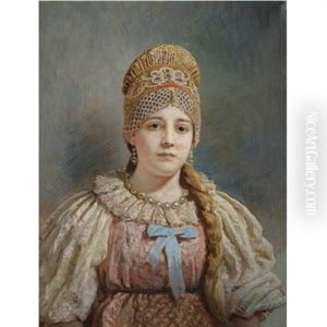 Boyarina by Viktor Alekseevich Bobrov