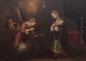 Anunciacion by Pedro Anastasio Bocanegra