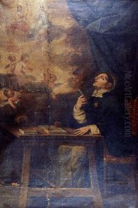 La Vision De Santo Tomas by Pedro Anastasio Bocanegra