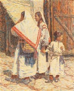 Serbian Peasant Women by Spiro Bocaric