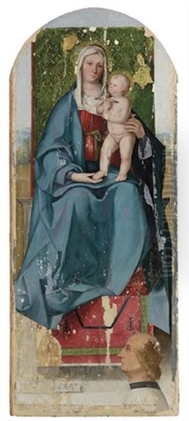 The Madonna And Child Enthroned, With A Donor - view 1