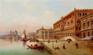 The Doges' Palace, Venice by Vikentios Boccheciampe