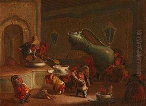 Dwarves Drinking Coffee