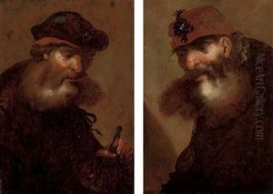 An Astronomer (+ A Philosopher; Pair) by Faustino Bocchi