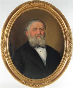 Portrait Des Johannes Schmid Aus Thalwil by Anton Boch