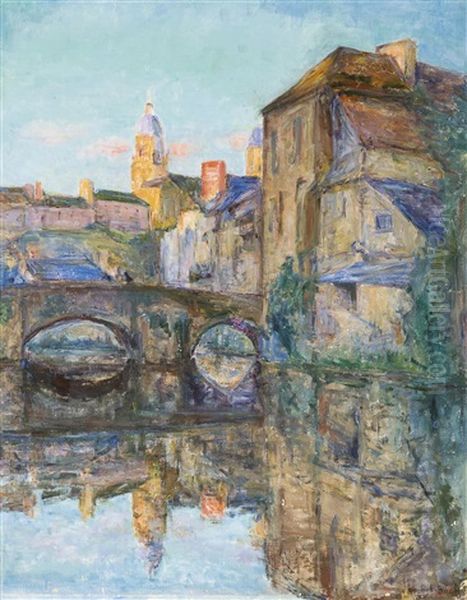 Pont Et Eglise Ensoleilles Du Sud De La France - view 1