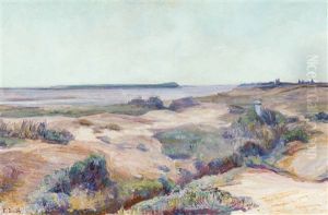 Riviere A Biskra (algerie) by Eugene Guillaume Boch