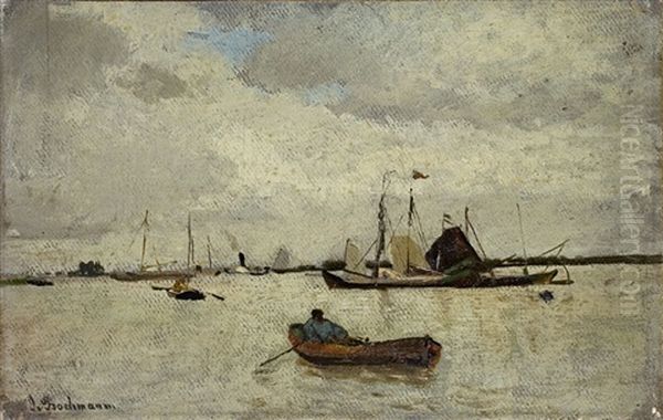 Kustenansicht Mit Fischerbooten - view 1